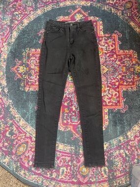 KanCan Black Skinny High-Rise Curvy Jeans